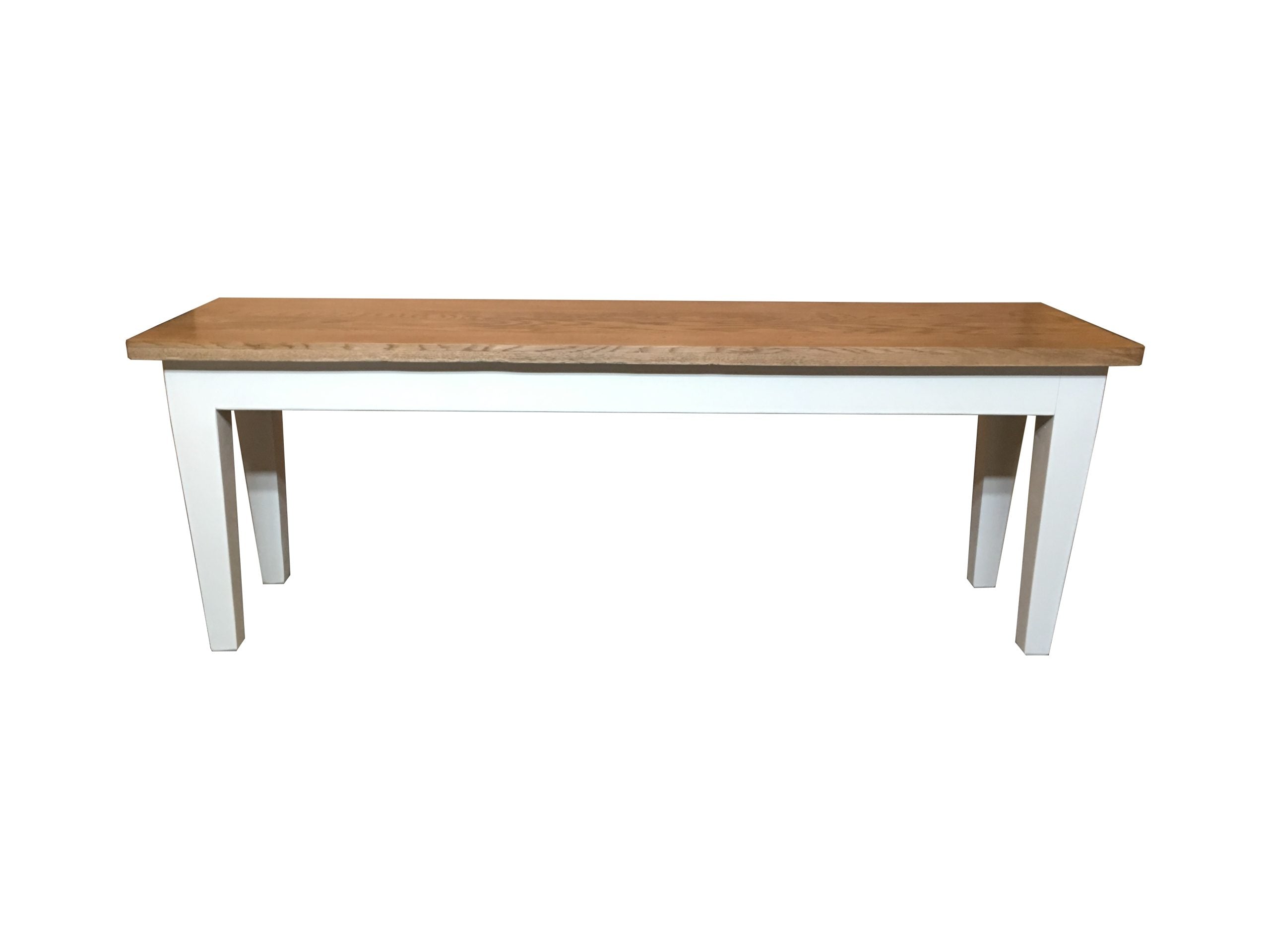 MF Solid Oak Timber Bench without Breadboard