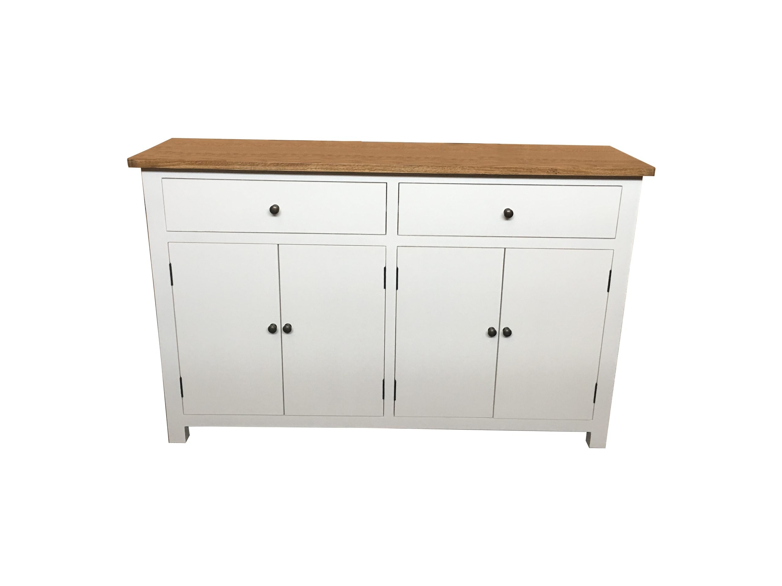 MF Lucia Oak Timber 2 Drawer 4 Door Buffet - 140cm Length
