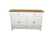 MF Lucia Oak Timber 2 Drawer 4 Door Buffet - 140cm Length