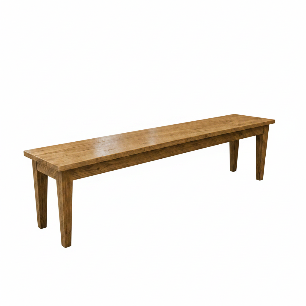 MF Solid Oak Timber Dining Bench