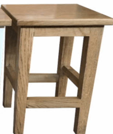 MF Solid Oak Timber Stools