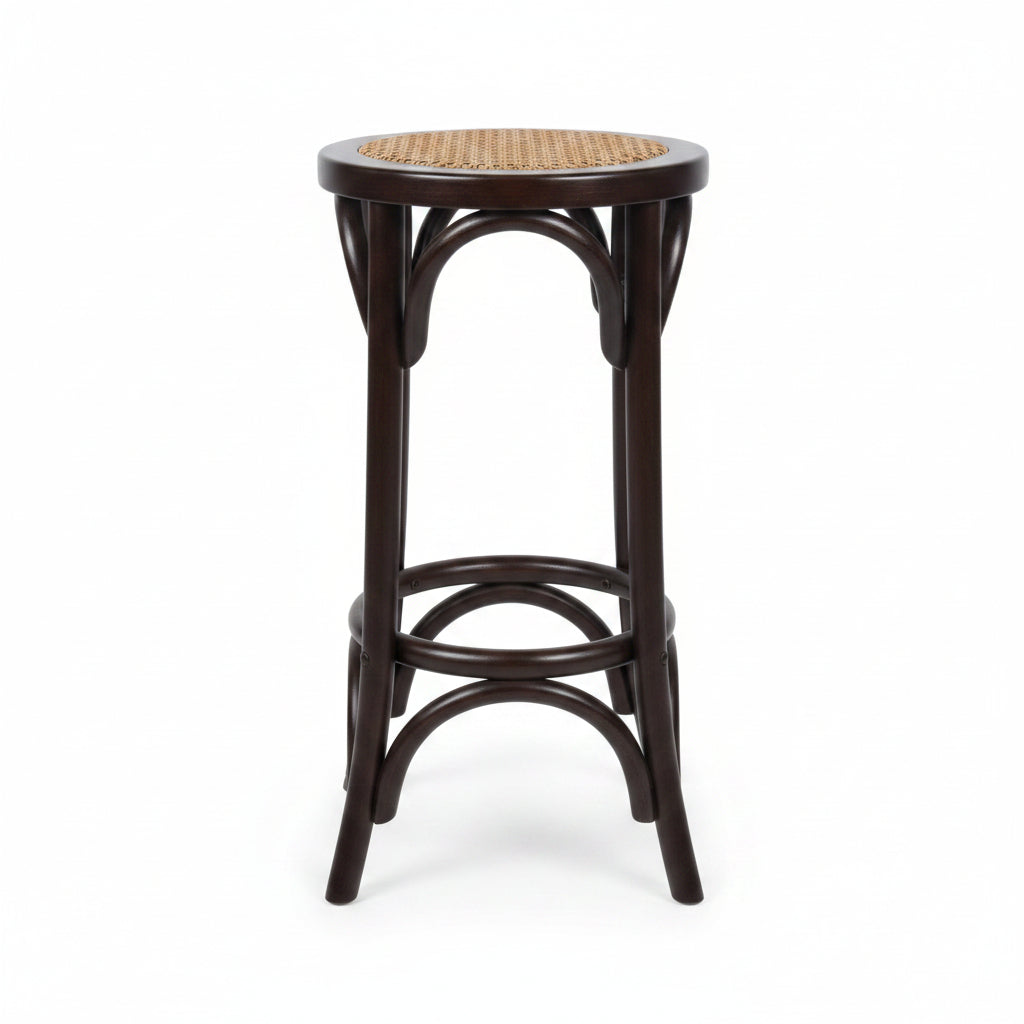 MF Rattan Seat Breakfast Stool