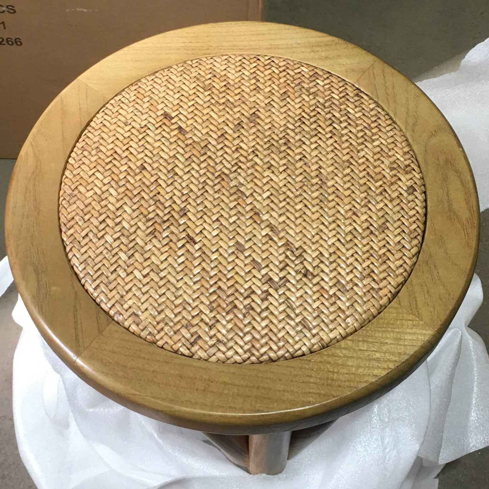 MF Rattan Seat Breakfast Stool