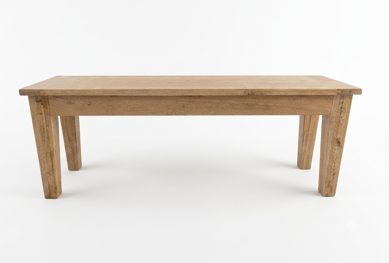 MF Solid Oak Timber Dining Bench