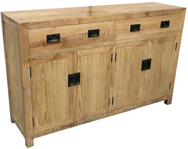 MF Oak Timber Buffet with Doors and Drawers