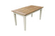 MF Solid Oak Timber White Base Dining Table - 180cm