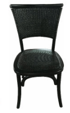 MF Provincial Oak Frame with Rattan Seat and Back Chair