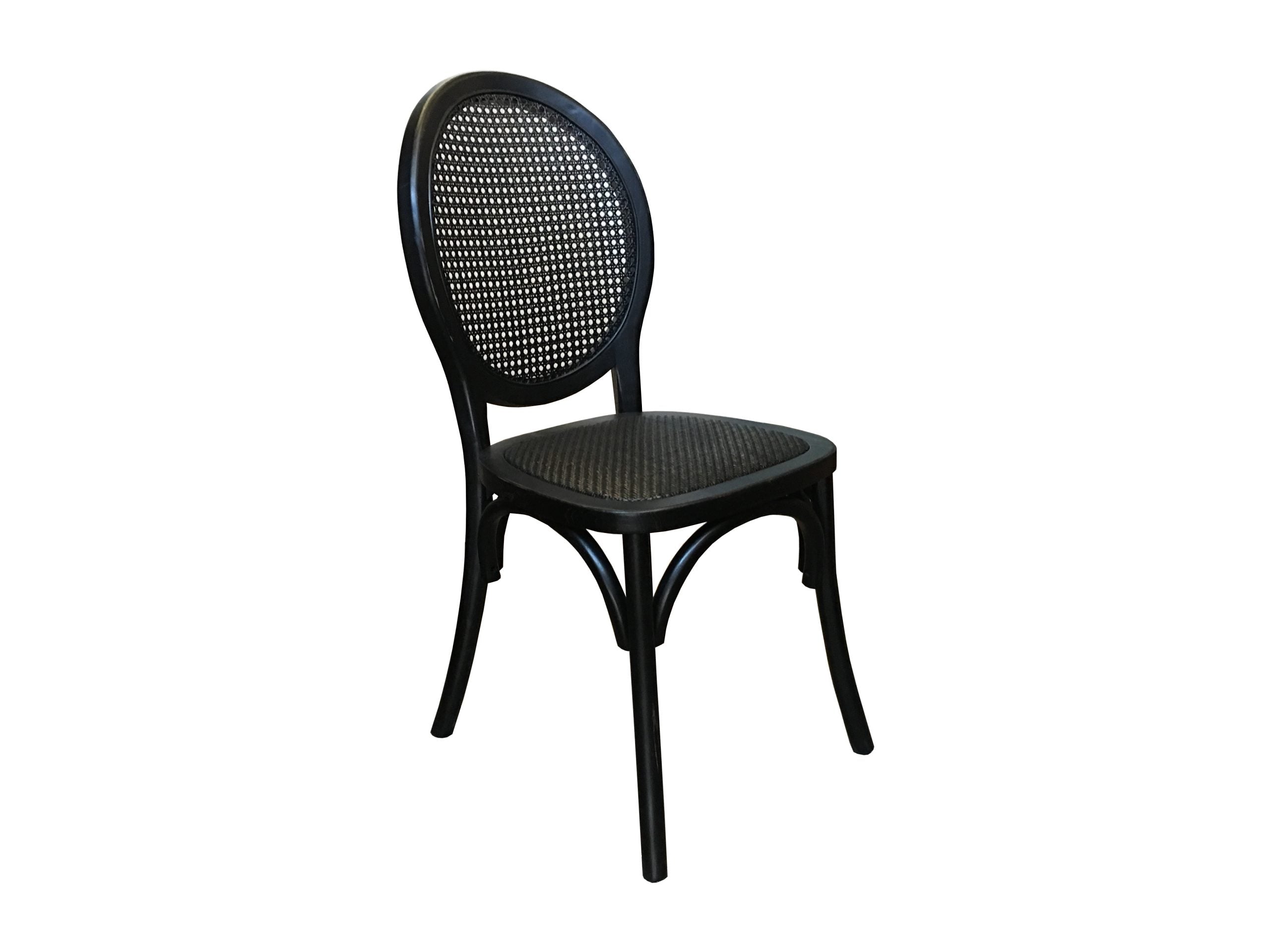 MF New Islander Timber Framed Natural Rattan Dining Chair
