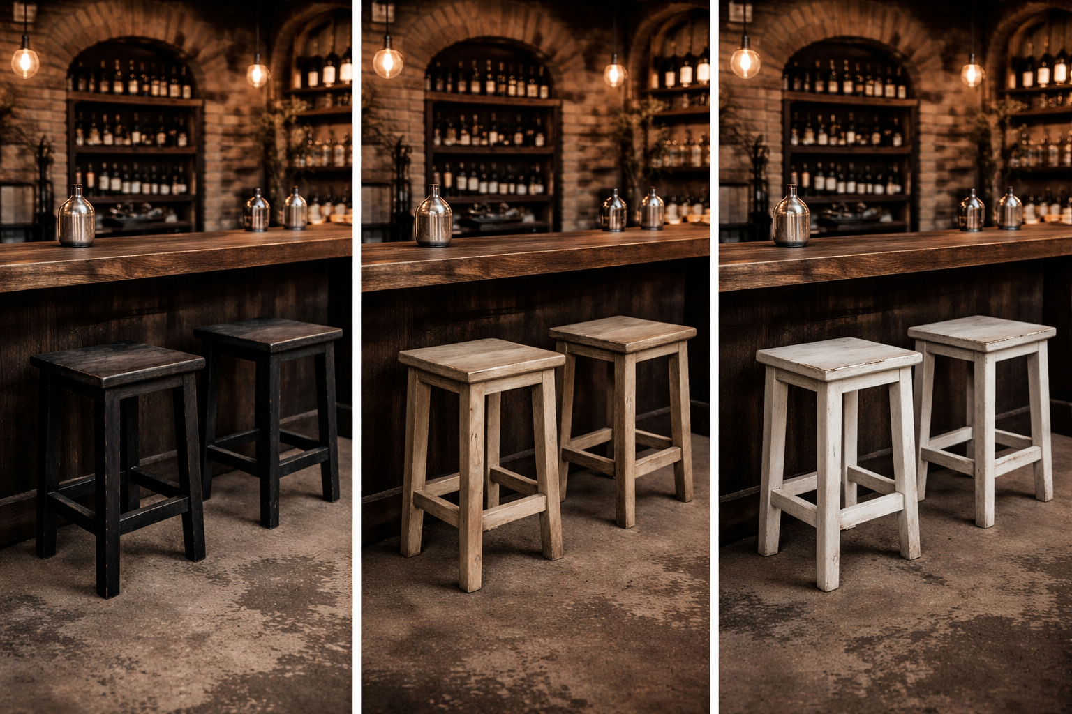 MF Flint Recycled Timber Counter Stool