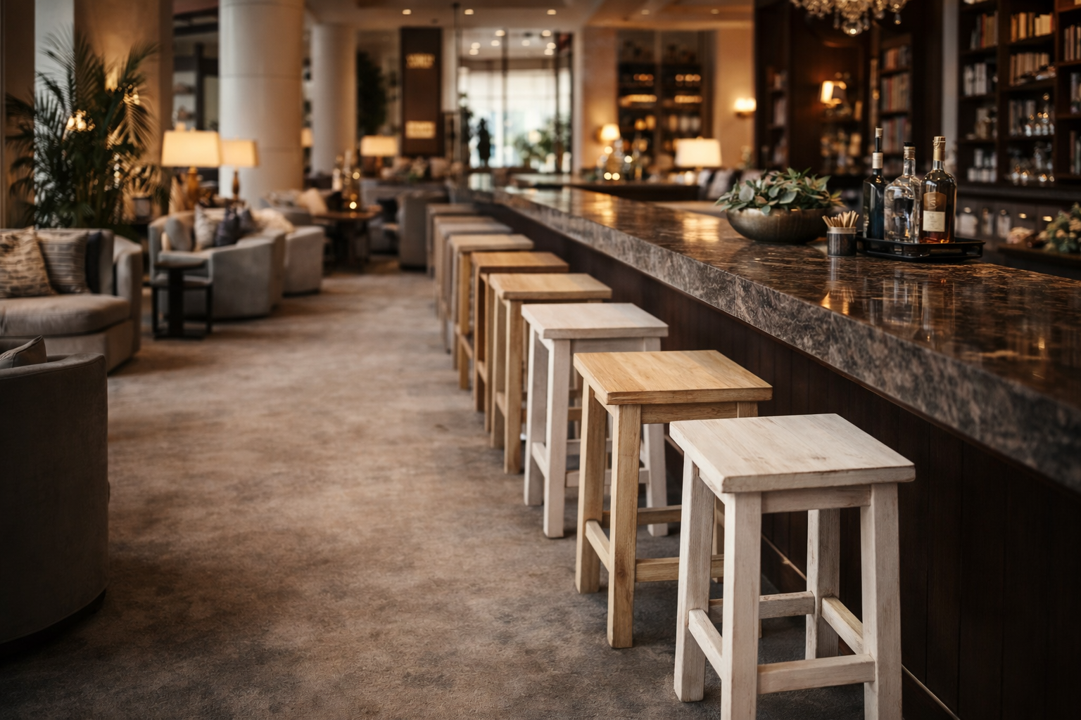 MF Flint Recycled Timber Counter Stool