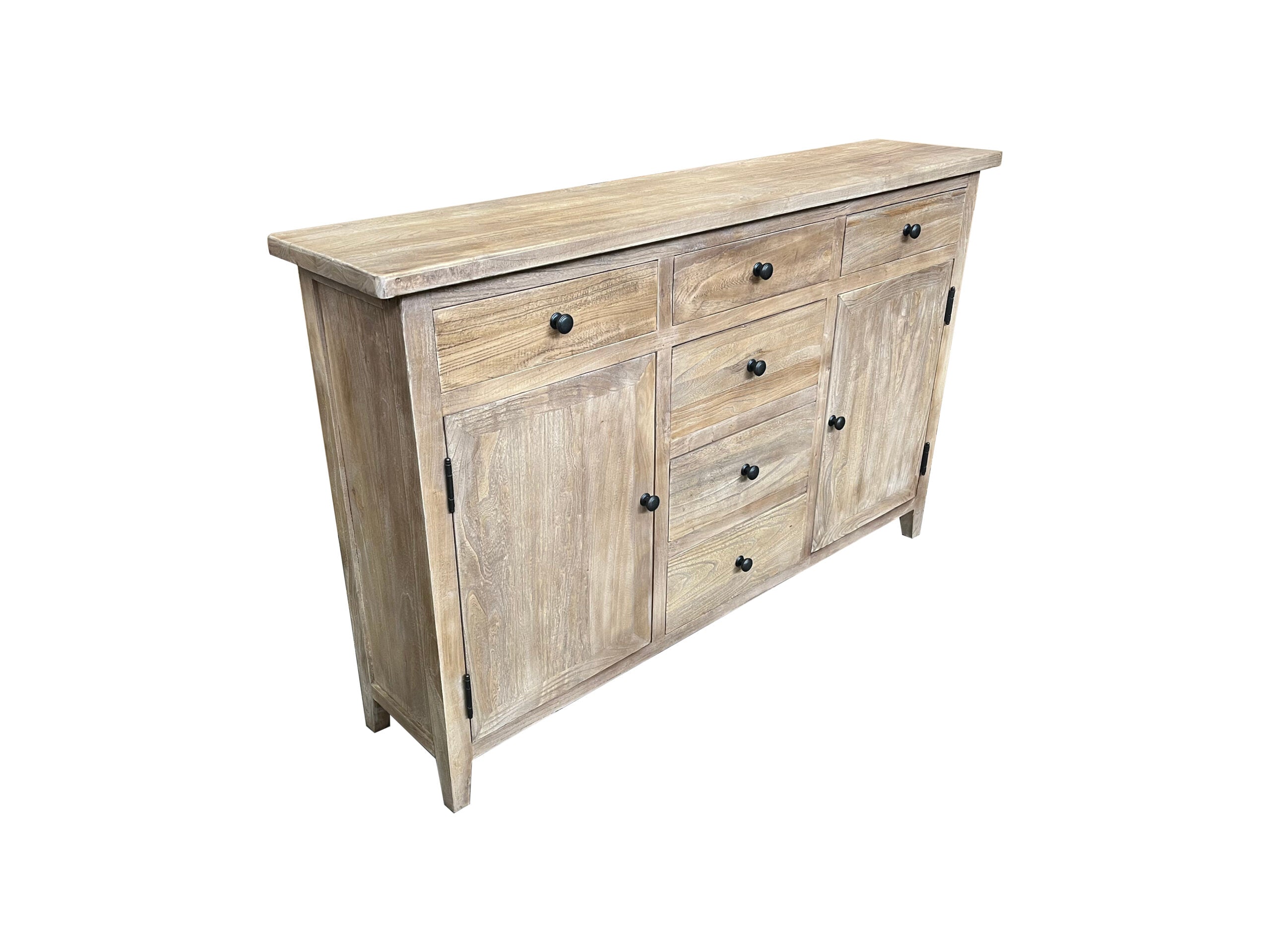 MF Bella Recycled Timber 2 Door 6 Drawer Cabinet