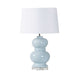 SH Alex Ceramic Table Lamp in Soft Fog