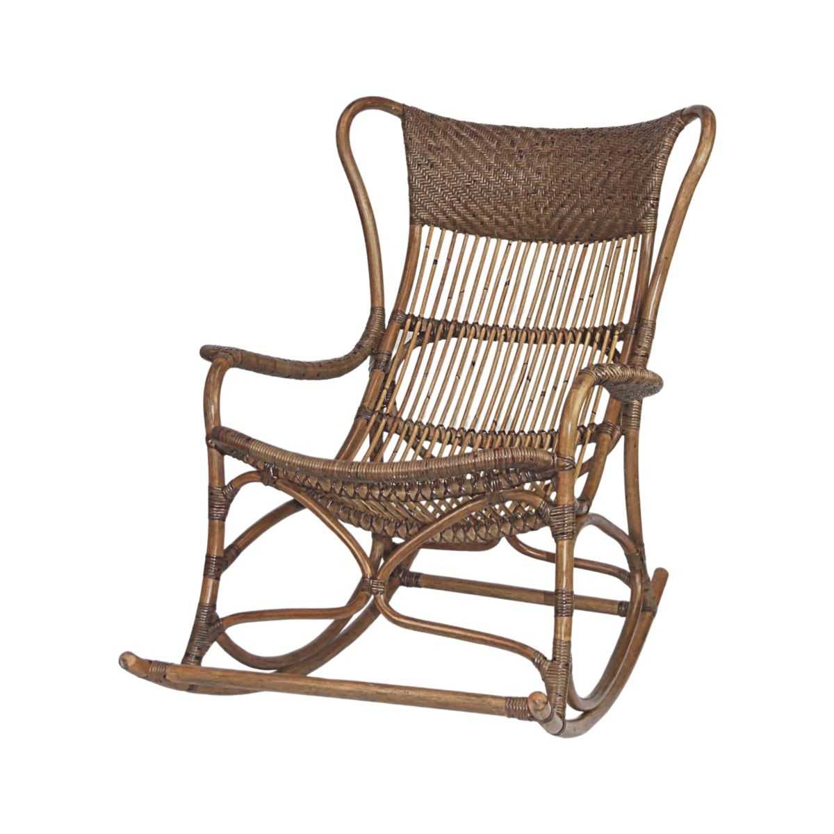 CR Conner Rattan Rocking Chair