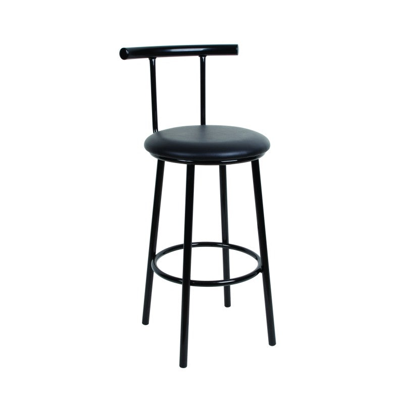 MA Cosmo Fabric or Vinyl Upholstered Made to Order Bar Stool