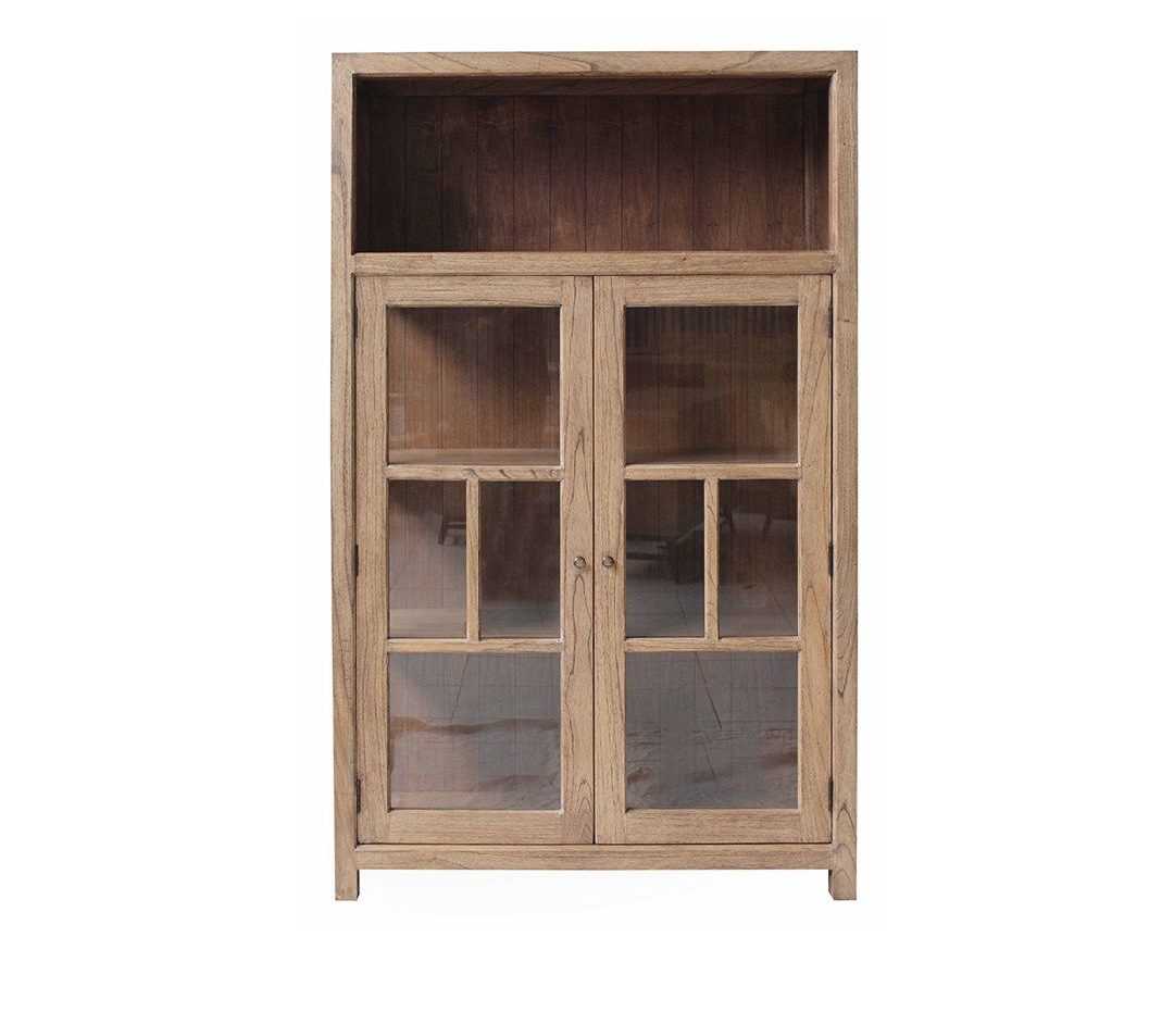 CR Evan Solid Timber Display Cabinet