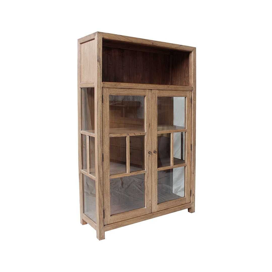 CR Evan Solid Timber Display Cabinet