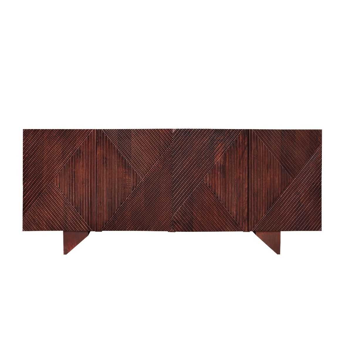 CR March Solid Timber Sideboard with 4 Doors