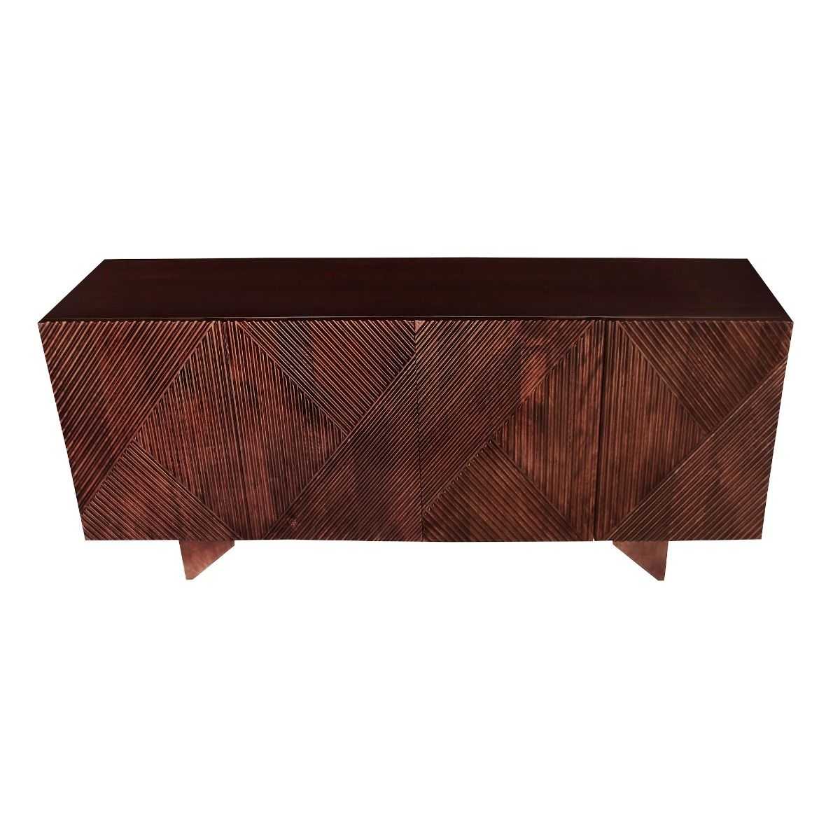 CR March Solid Timber Sideboard with 4 Doors