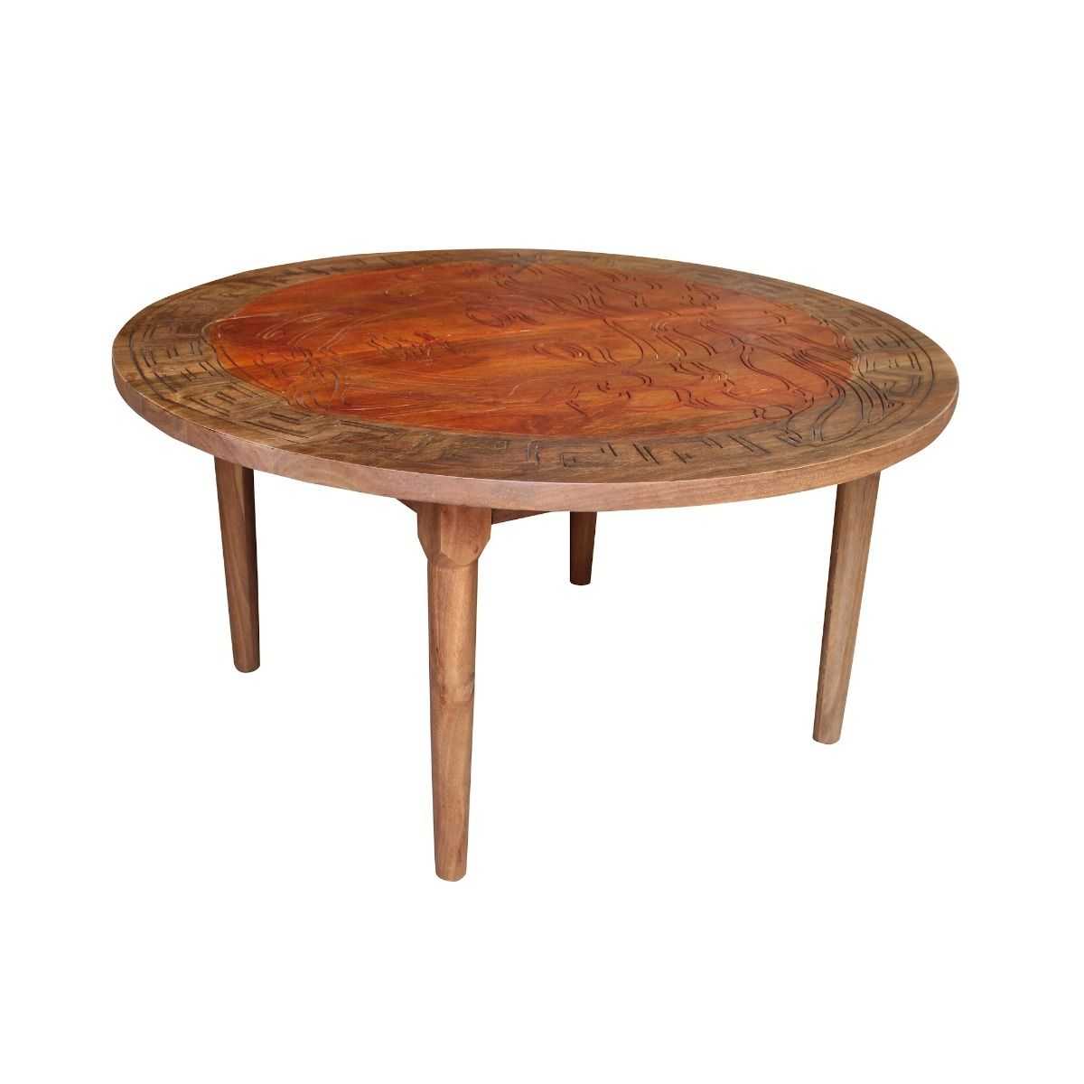 CR Coin Solid Timber Coffee Table