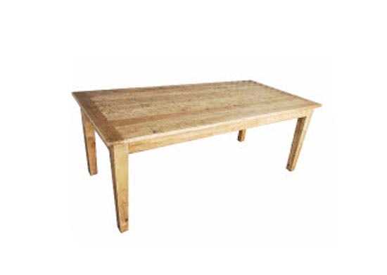 MF Solid Oak Timber Dining Table - 210cm