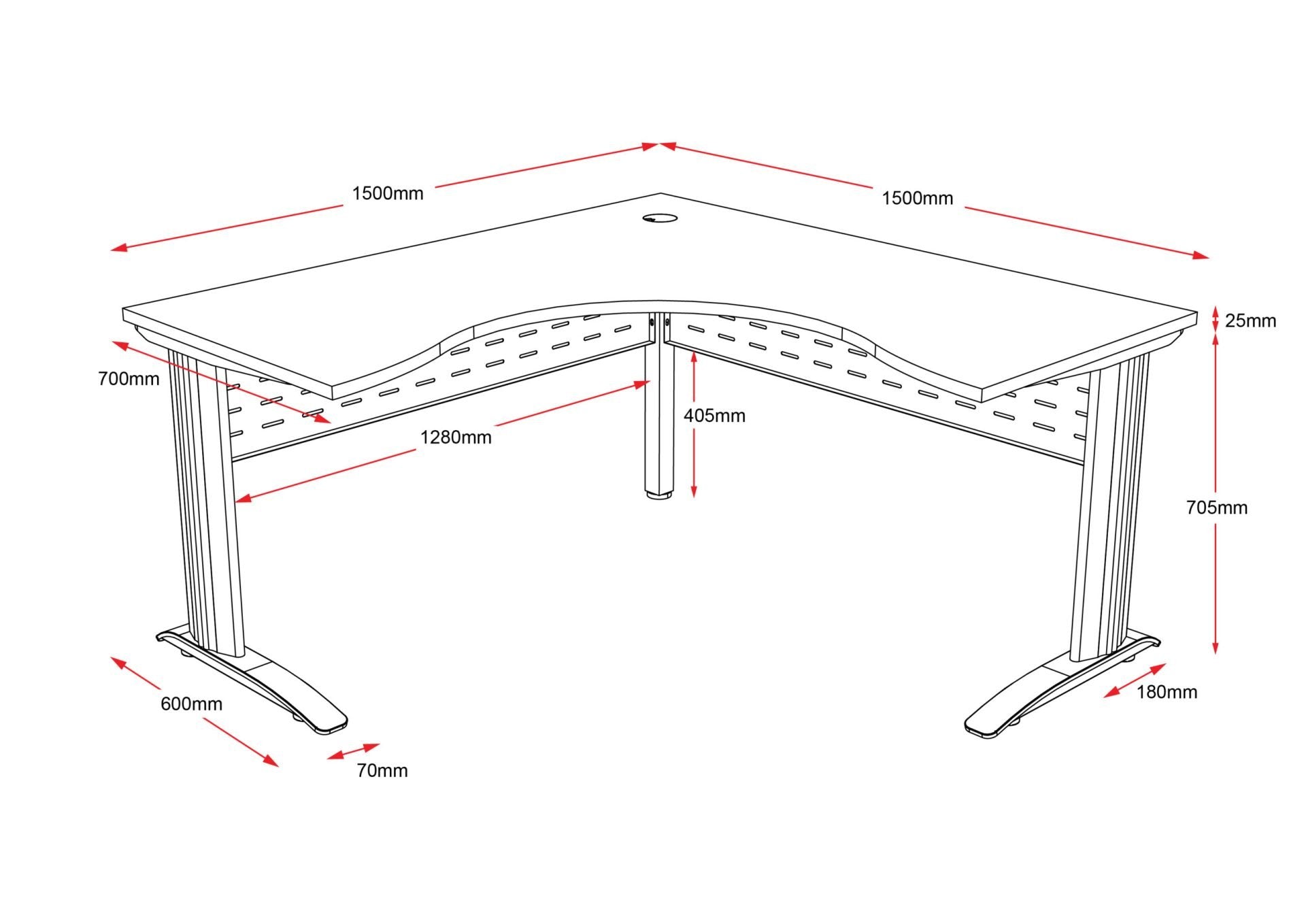 RL Rapid Span Corner Workstations