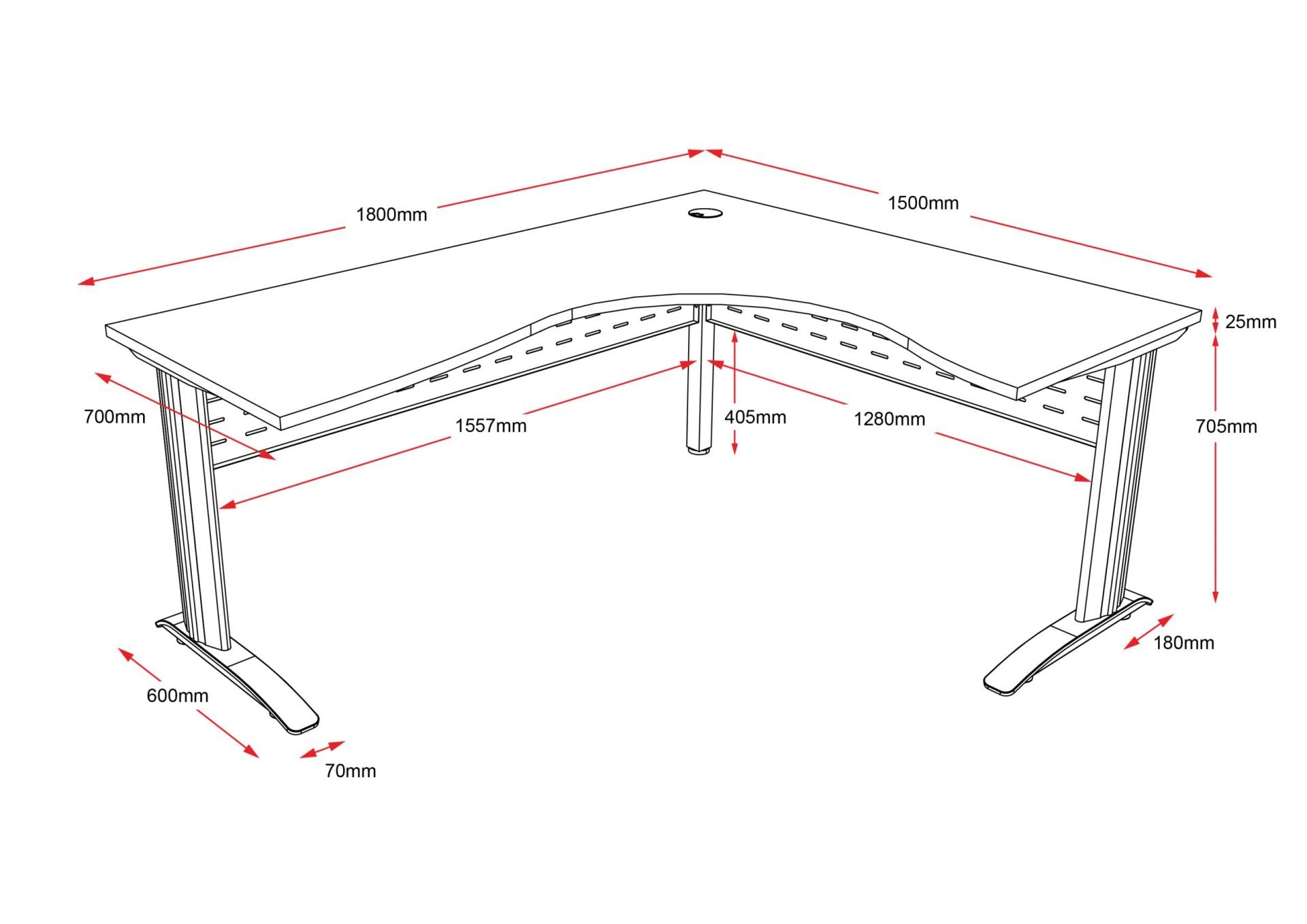 RL Rapid Span Corner Workstations