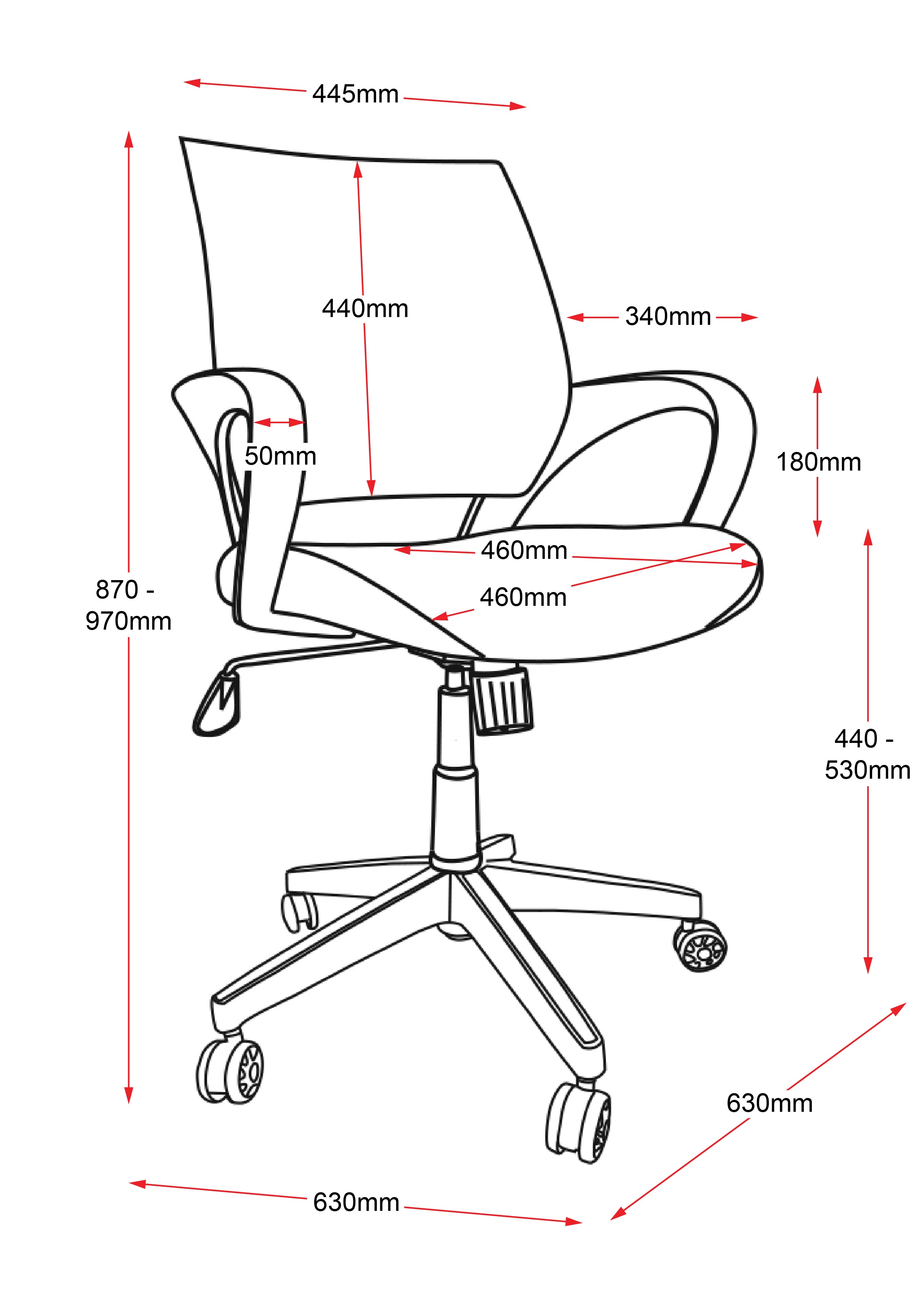 RL Vesta Mesh Back Office Chair