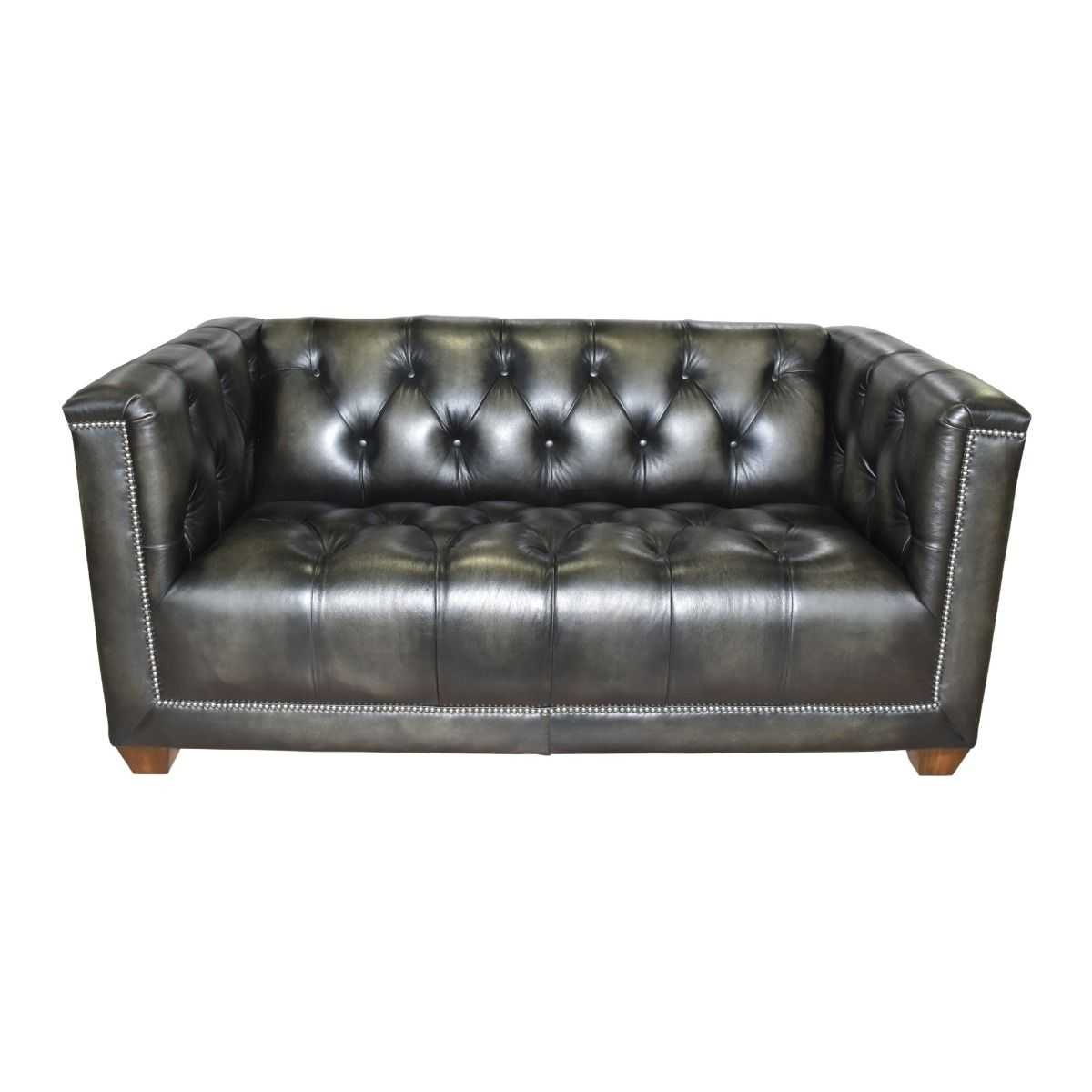 CR Marilina 2 Seater Leather Lounge