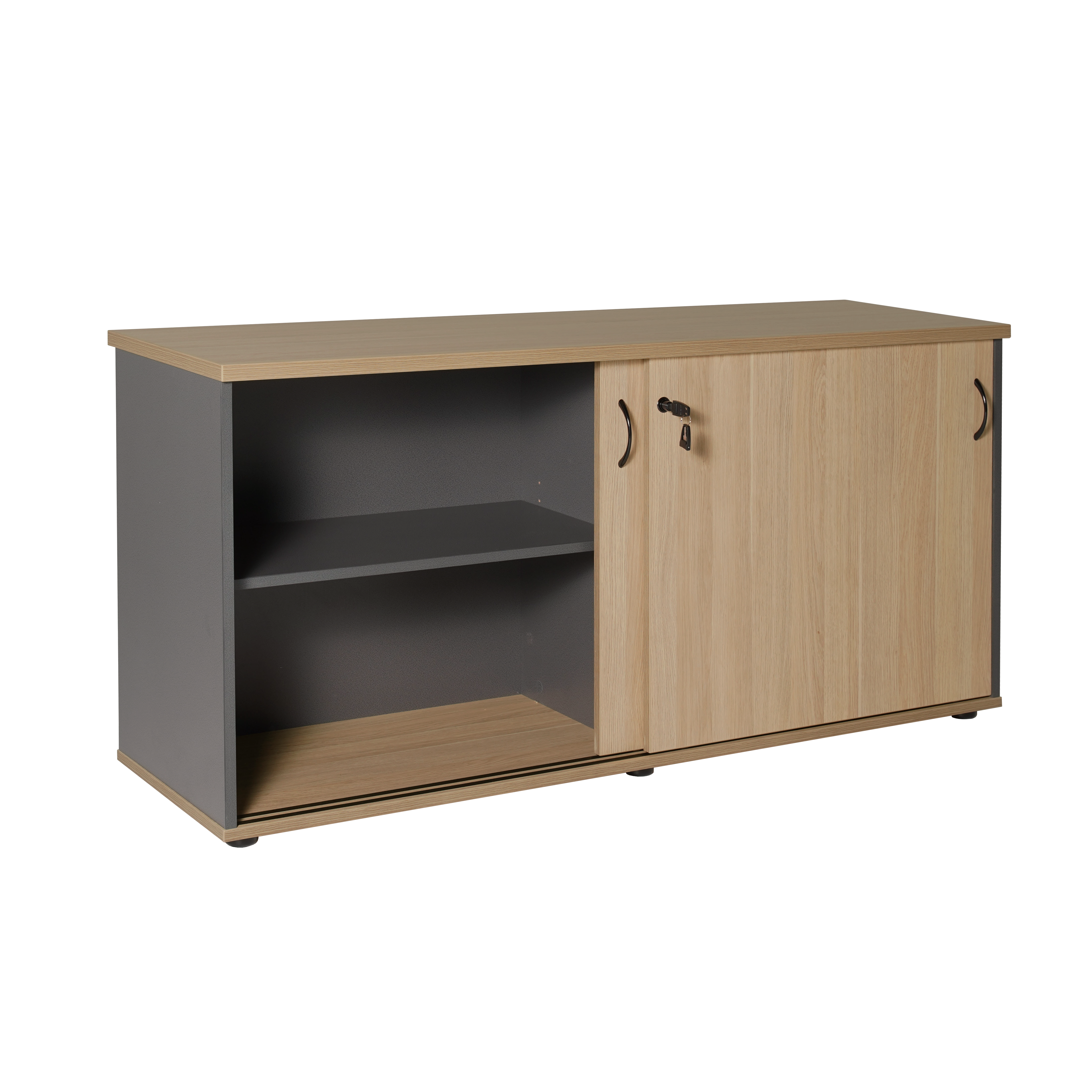 RL Rapid Worker Lockable Sliding Door Credenza