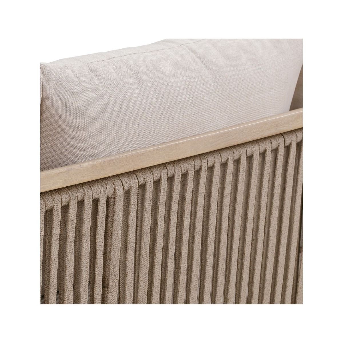 CR Sycamore Solid Timber Outdoor Armchair with Cushion