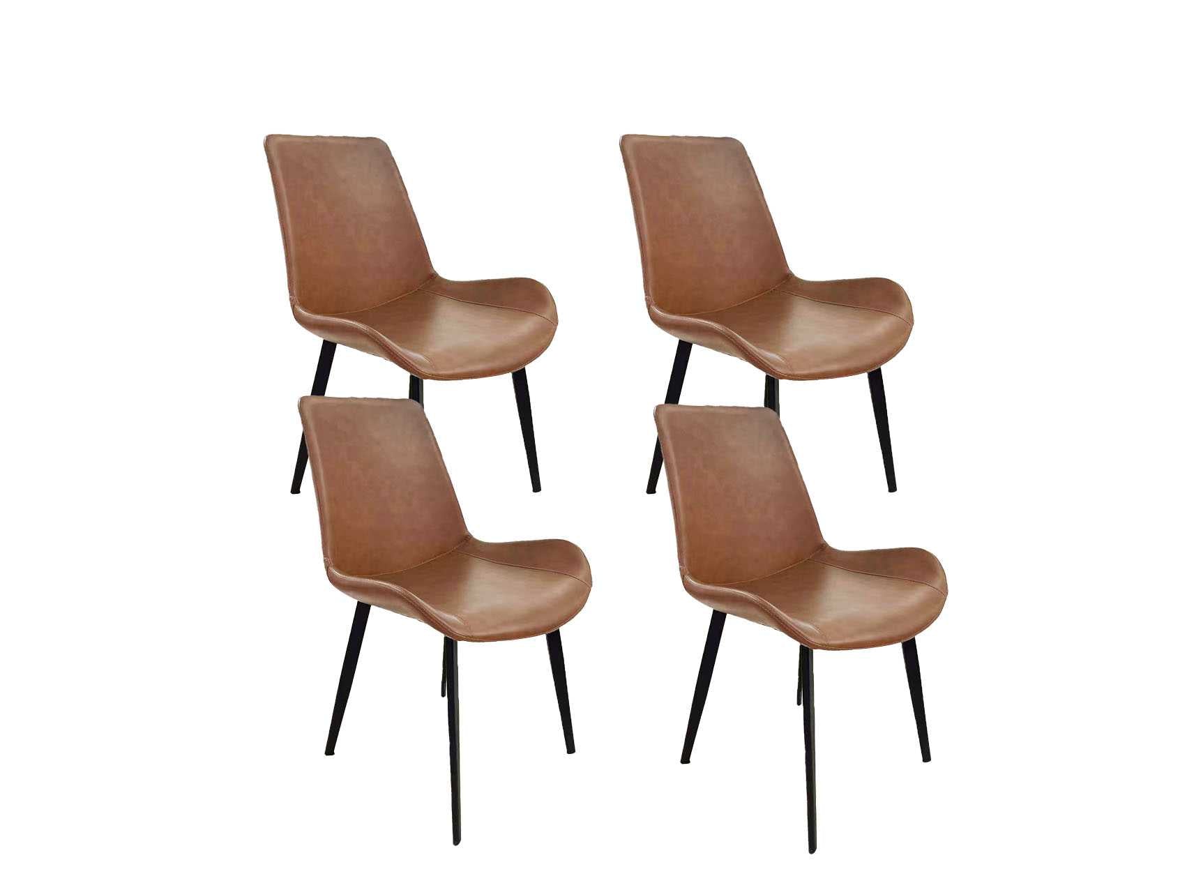 ML Sarah Dining Chair with Metal Legs set of 4