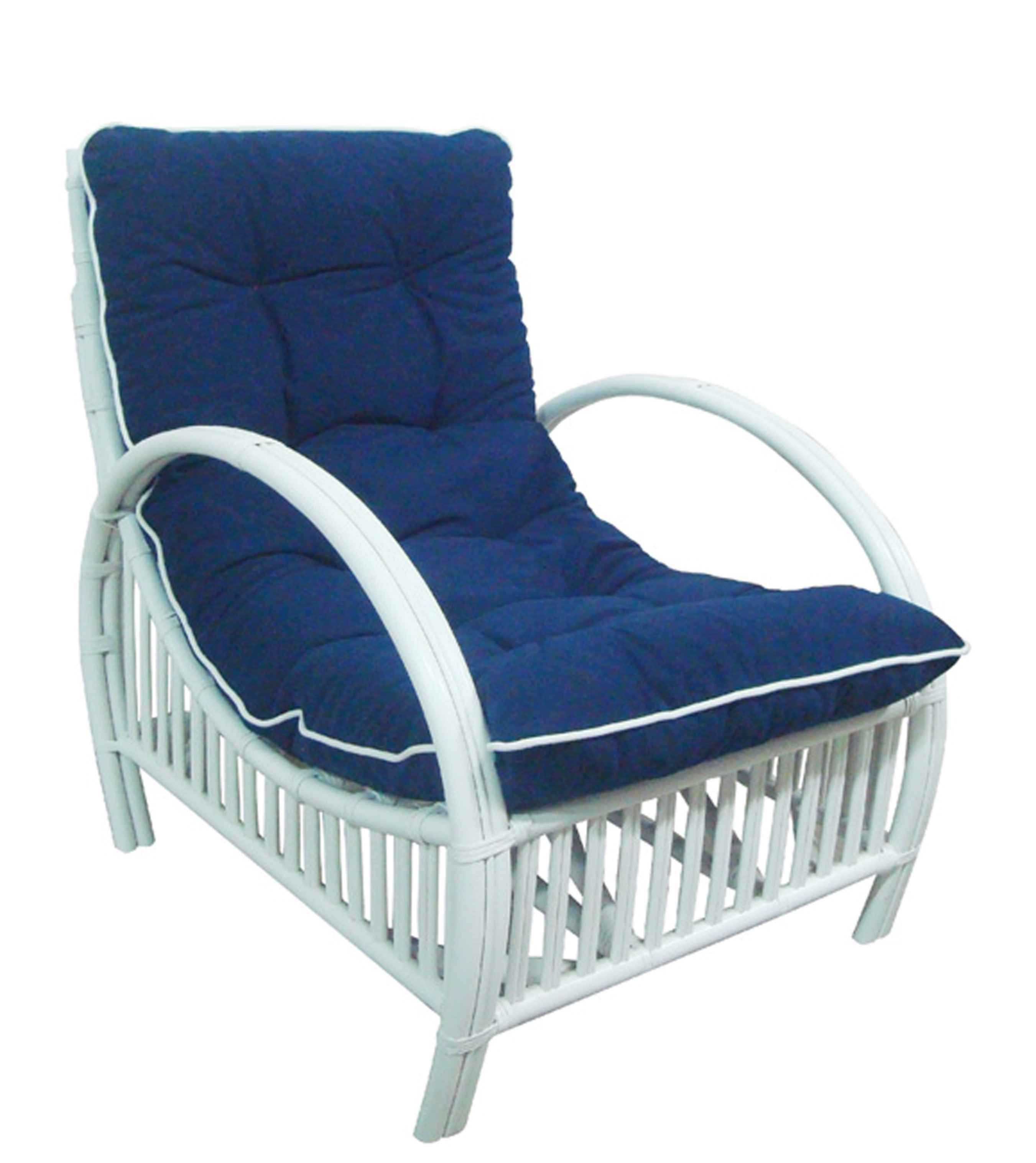CR Hampton Rattan Chair with Cushion