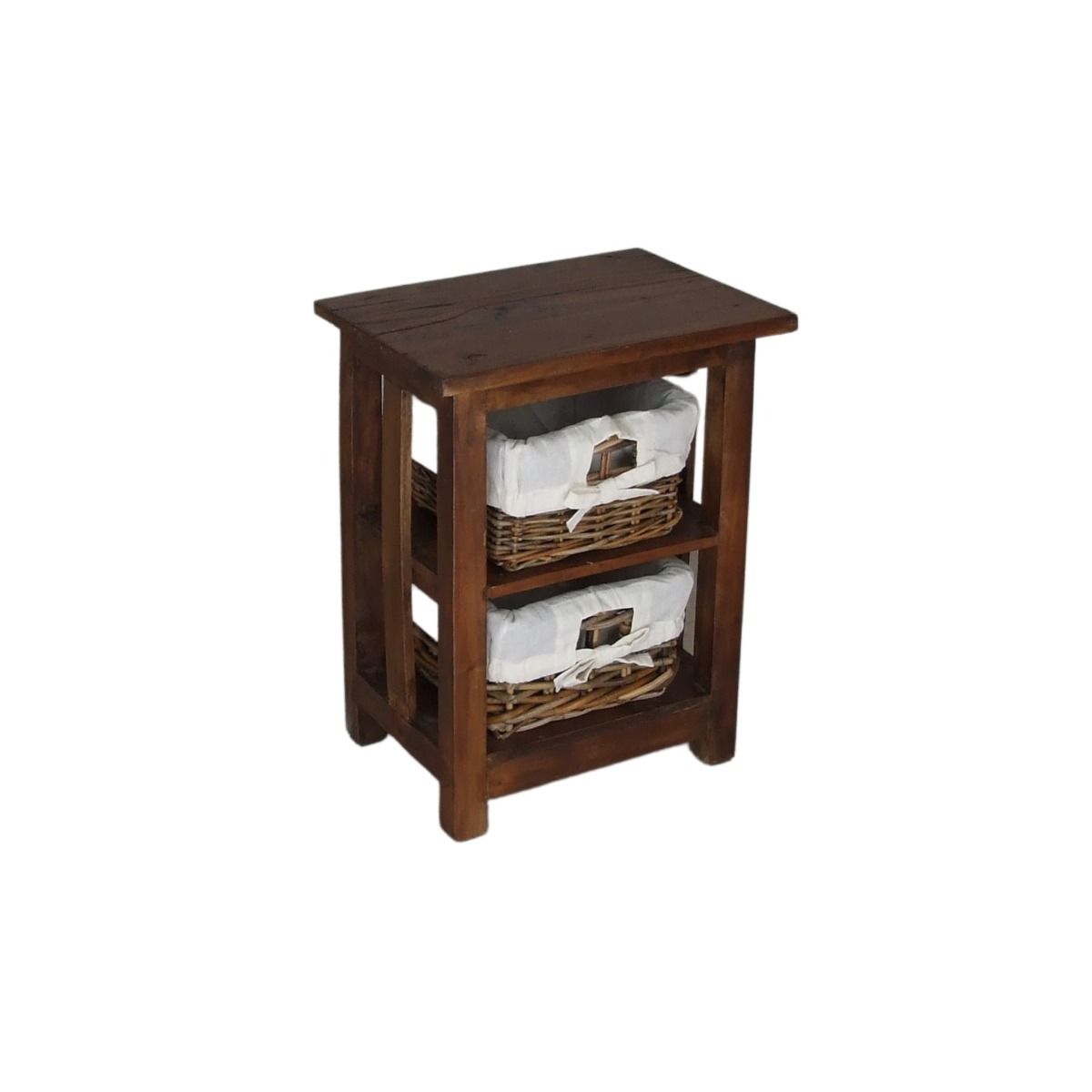 CR Arno Solid Timber 2 Drawer Side Table