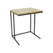 CR Parquet Laptop Table Timber Top & Metal Frame
