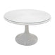 CR Juliana Rattan with Tempered Glass Top Dining Table