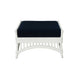 CR Barbados Rattan Ottoman with Cushion