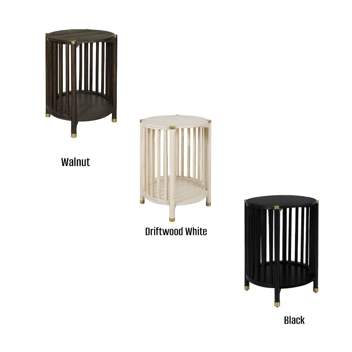 CR Arlo Solid Timber Round Side Table