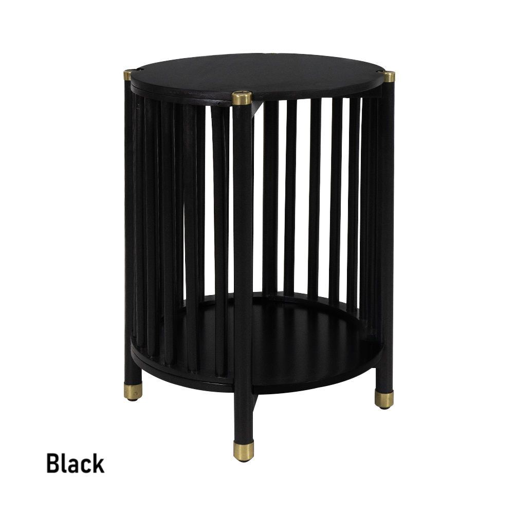 CR Arlo Solid Timber Round Side Table