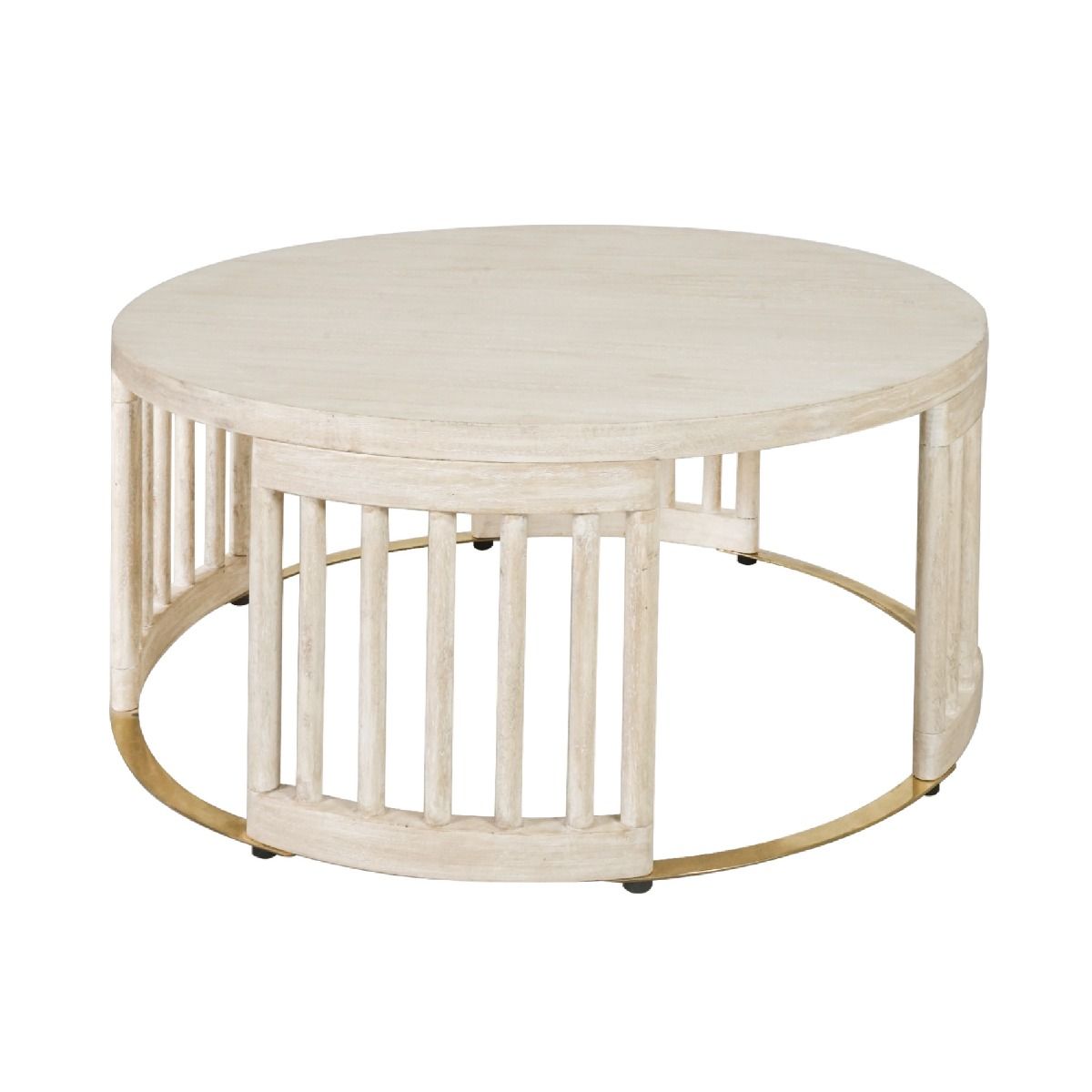 CR Arlo Solid Timber Round Coffee Table