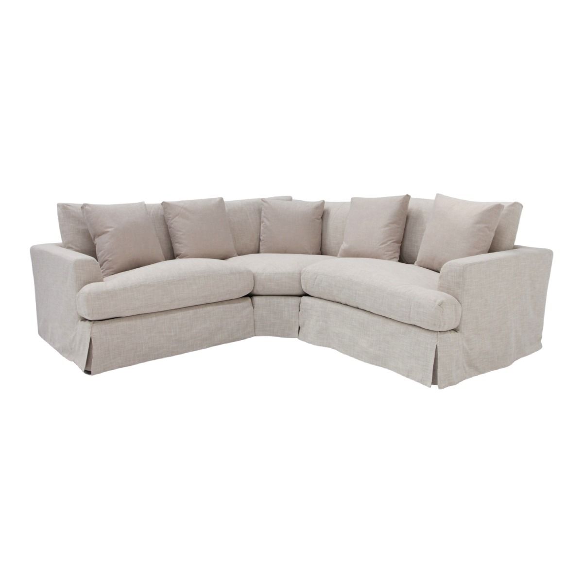 CR Kensington Fabric Upholstered 3 Seater Modular Sofa