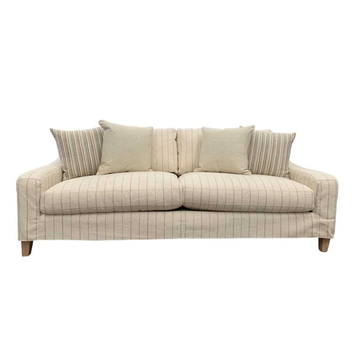 CR Alexander 3 Seater Fabric Sofa with Cushion
