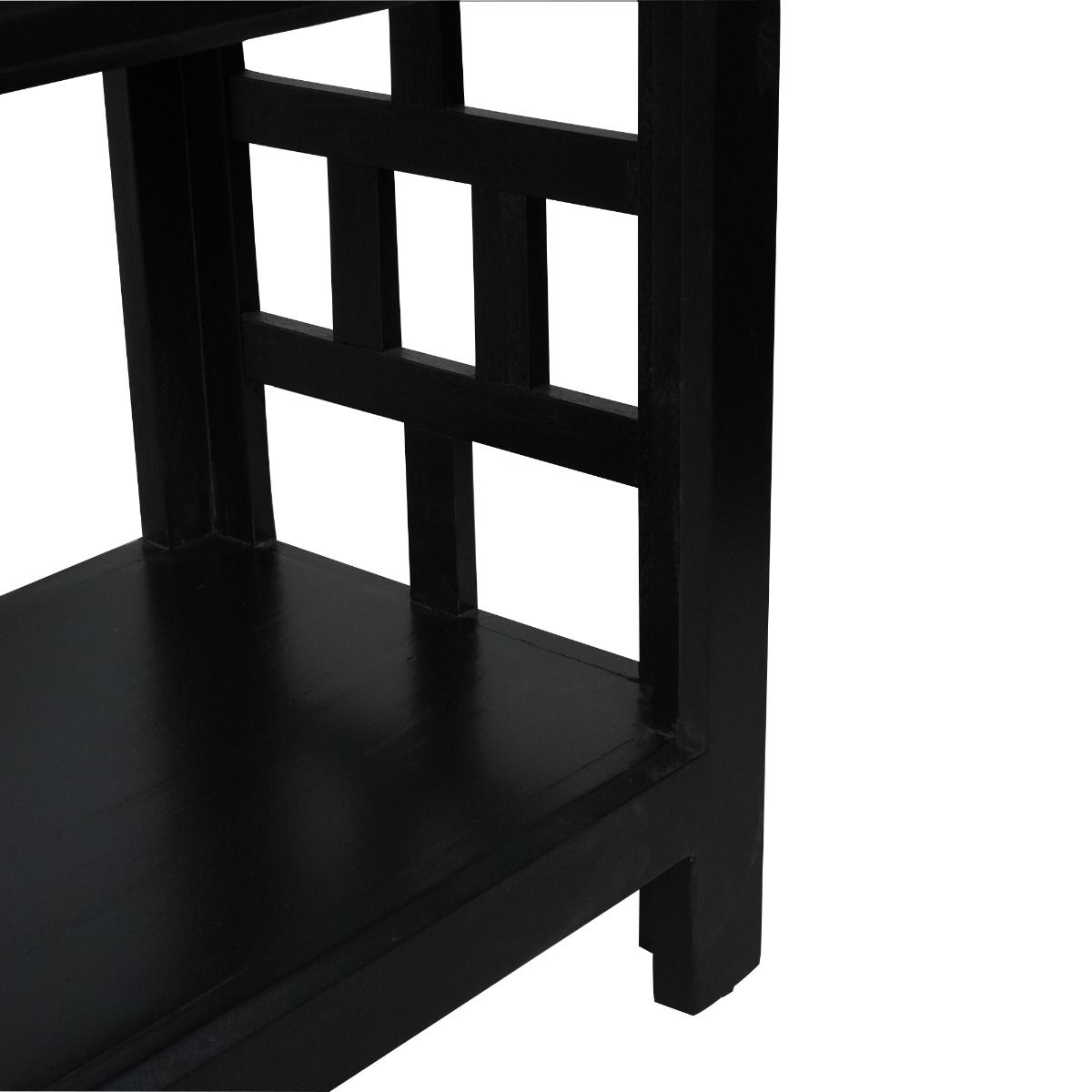 CR Evan Solid Timber 2 Drawer Console Table