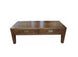 MF Solid Oak Timber 2 Drawer 2 way Coffee Table