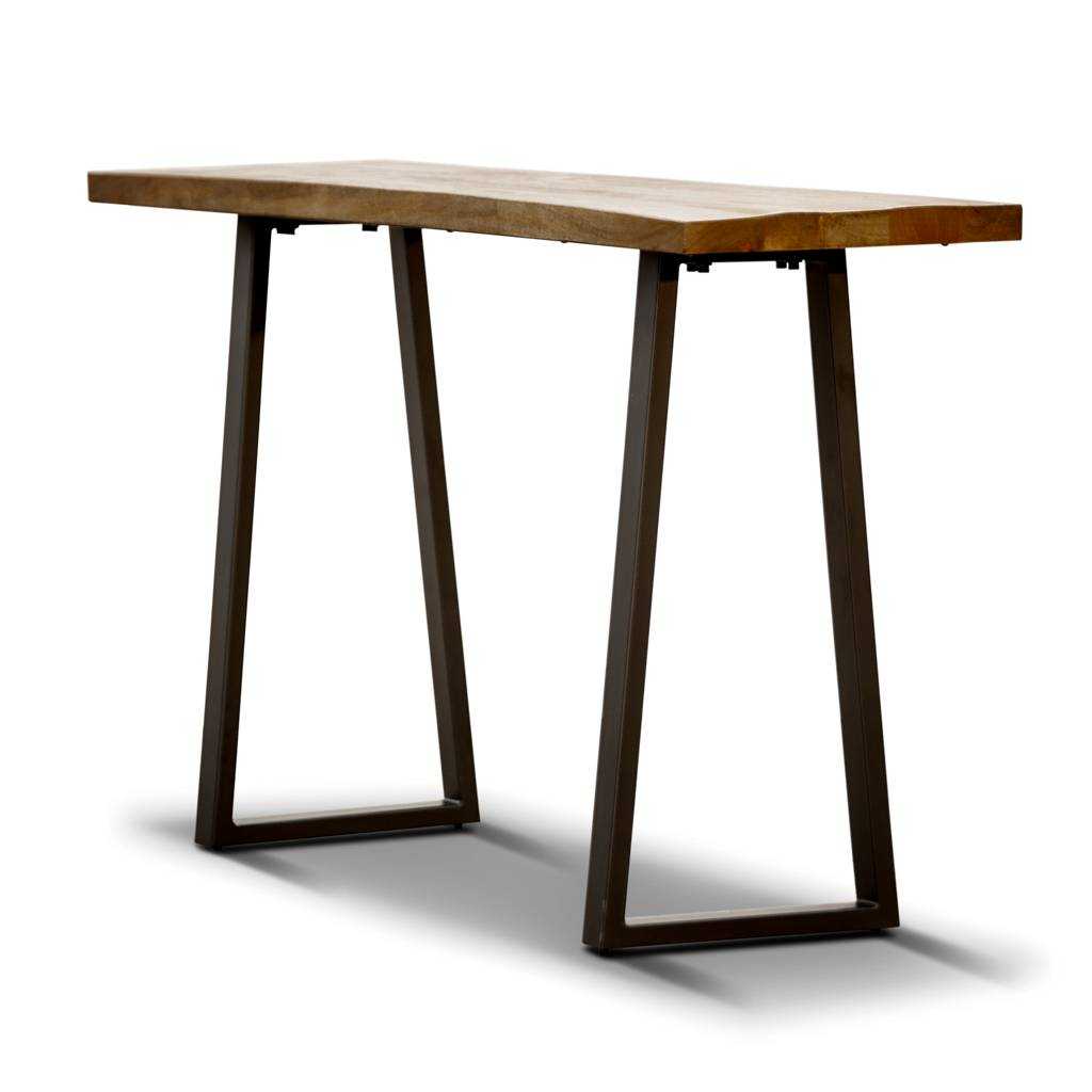 VI Unique Timber Top Console Table
