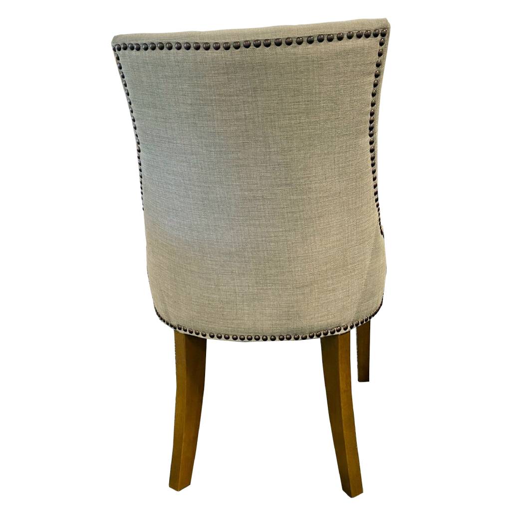 VI Monte Fabric Upholstered Timber Leg Dining Chair
