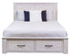 VI Florida Solid Timber Coastal Design Bed with Storage