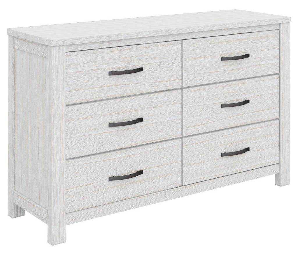 VI Florida Solid Timber Coastal Design Dresser with 6 Drawers