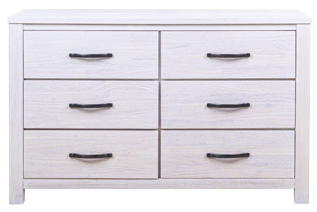 VI Florida Solid Timber Coastal Design 6 Drawer Dresser