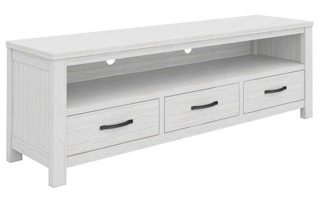 VI Florida Brushed Mountain Ash Entertainment Unit with 3 Drawers and 1 Niche