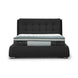 VI Vara Fabric Upholstered Bed with 4 Drawers